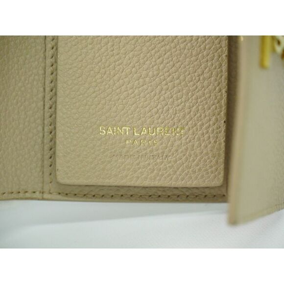 Saint Laurent Beige Leather Wallet  (Pre-Owned) - Picture 9 of 10